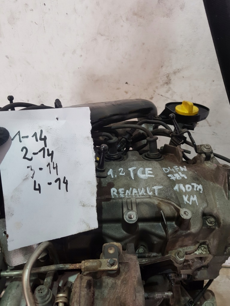 Двигатель d4fh784 renault clio 3 modus 1.2 tce 100km 140tys km Недорого