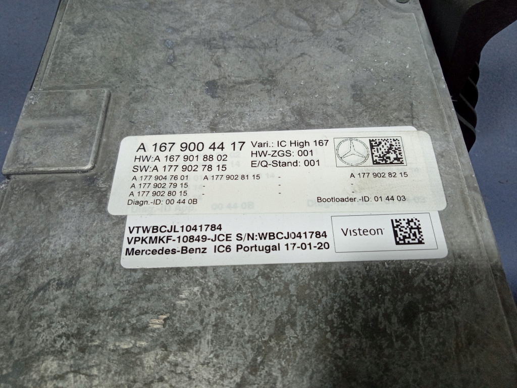 фото №6, Mercedes gle gls w167 модуль блок управления спидометра a1679004417