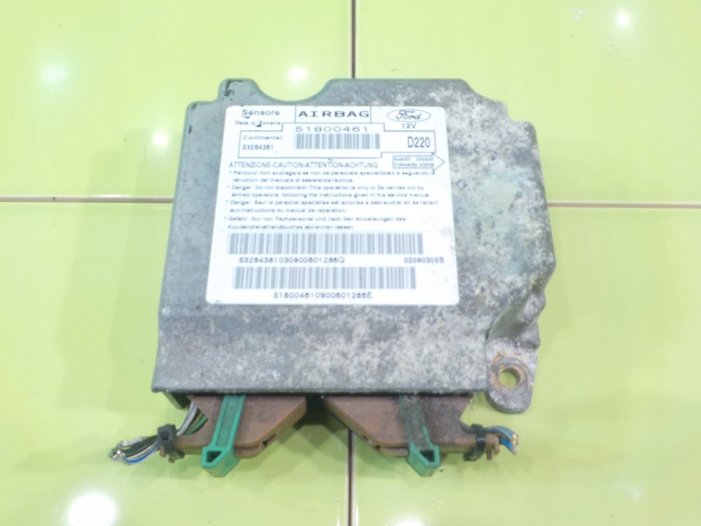 Купить Ford ka mk2 ii 1.2 b 09r 3d модуль датчик подушка безопасности 51800461 53284381