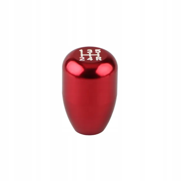 фото №1, Алюминиевая ручка переключения передач, czerwona