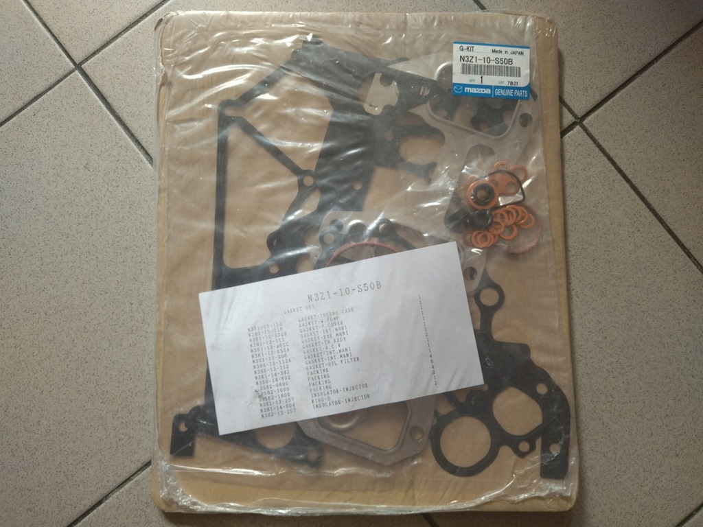 фото №1, Набір монтажний ущільнювачі двигуна монтажні mazda rx-8 2004-2012 se fe оригінальний номер