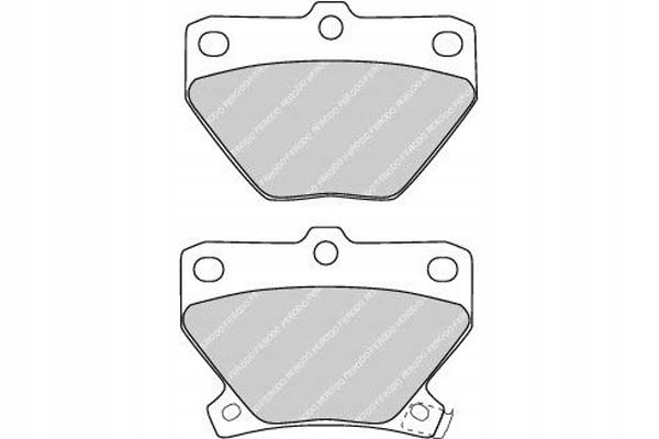 фото №1, Ferodo тормозные колодки тормозные pontiac vibe toyota camry