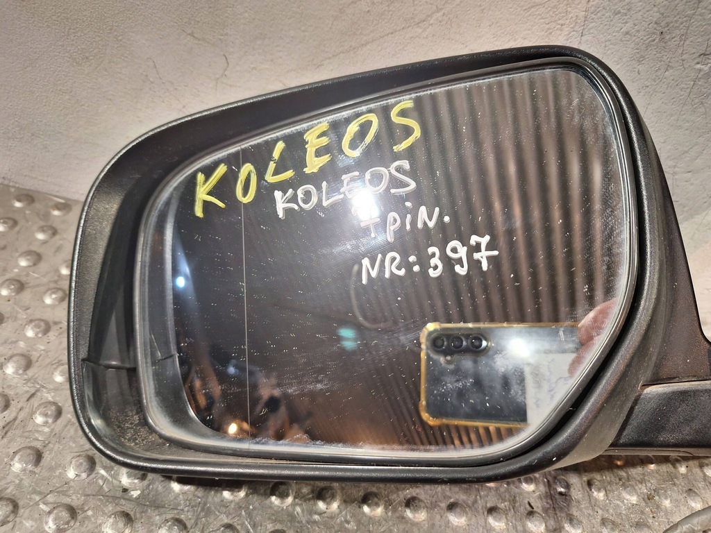 фото №2, Дзеркало зовнішнє ліва 7 pin renault koleos i 08-