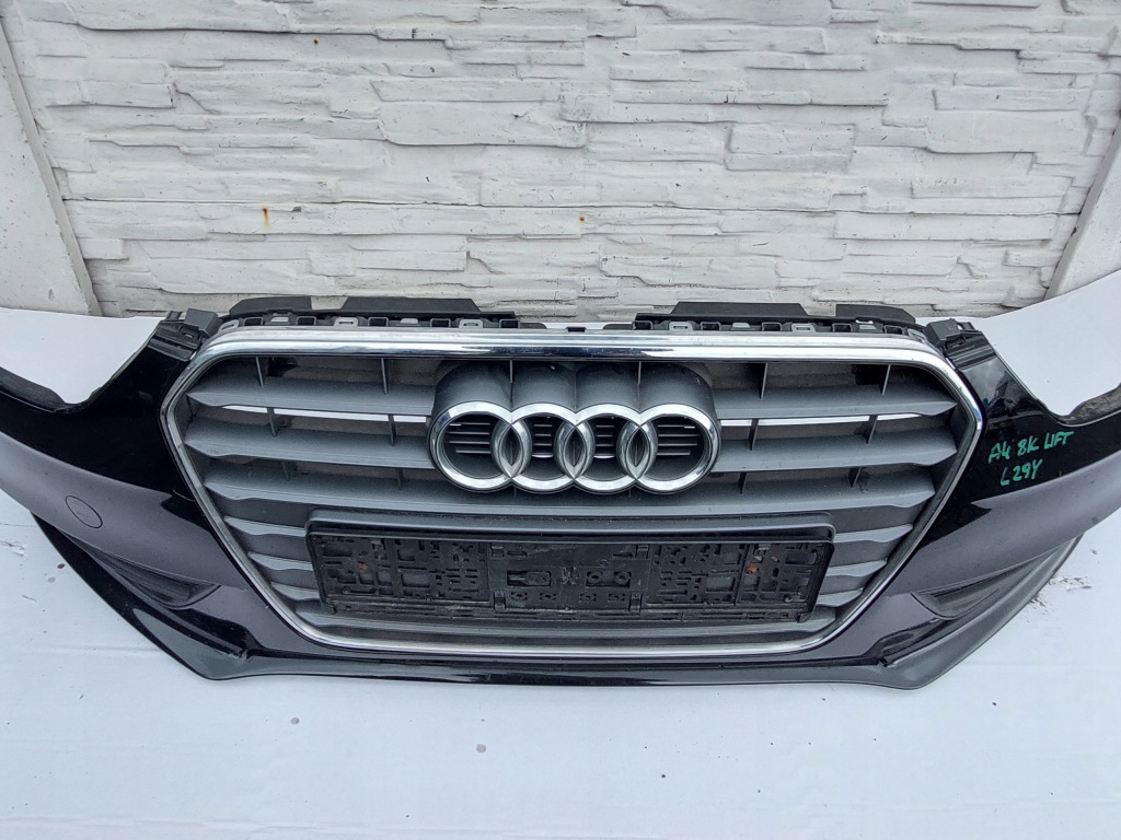 A4 8k lift b8 бампер перед чёрный lz9y Недорого