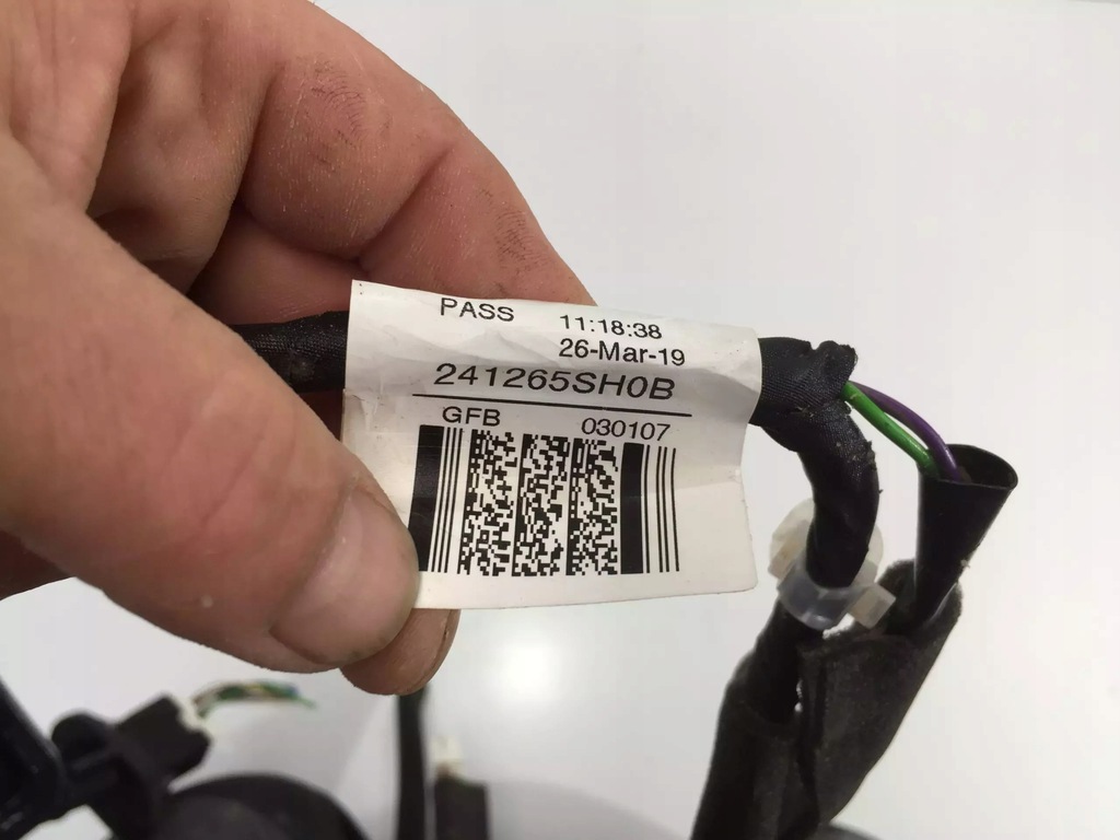 фото №2, Nissan leaf ii электропроводка жгут дверь правый задняя