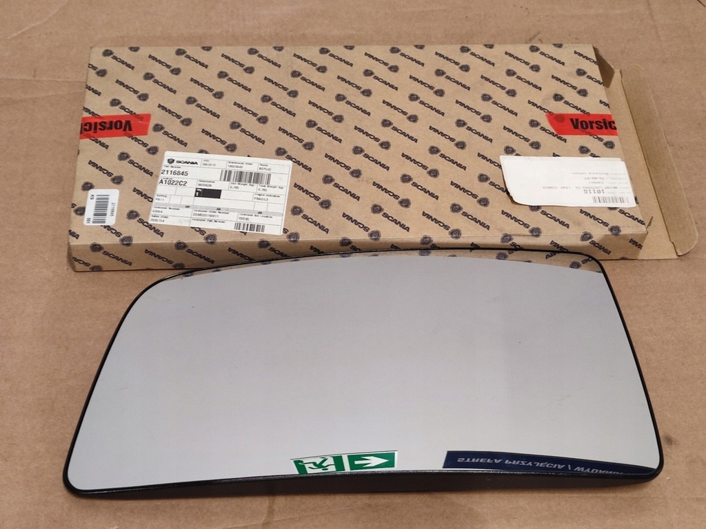 фото №1, Оригинал scania оригинальный номер зеркало вкладыш зеркало левая r s g ngs 2116845