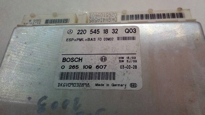 фото №6, Модуль блок управления esp mercedes w220 3,2b 2205451832