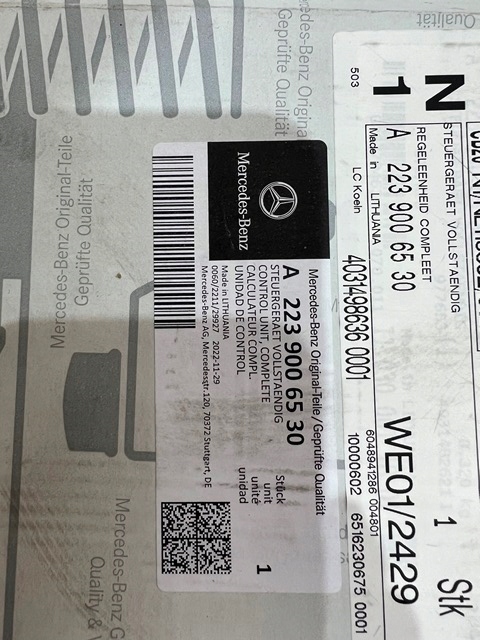 фото №4, Перетворювач модуль led mercedes w223 s-klasa nowa