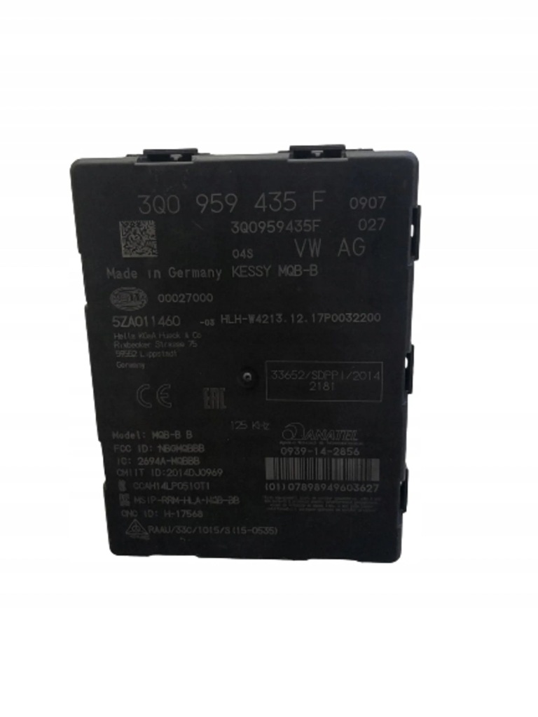 Купити Модуль блок керування kessy passat b8 3q0959435f