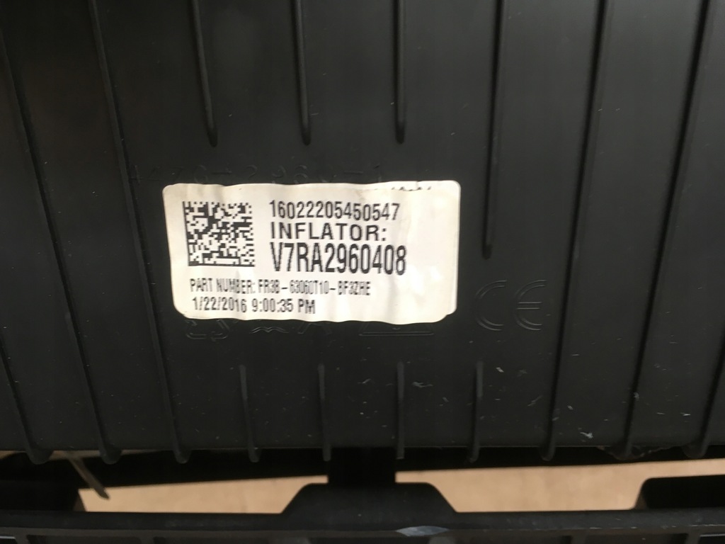 фото №9, Бардачок пассажира подушка безопасности ford mustang vi 2015-