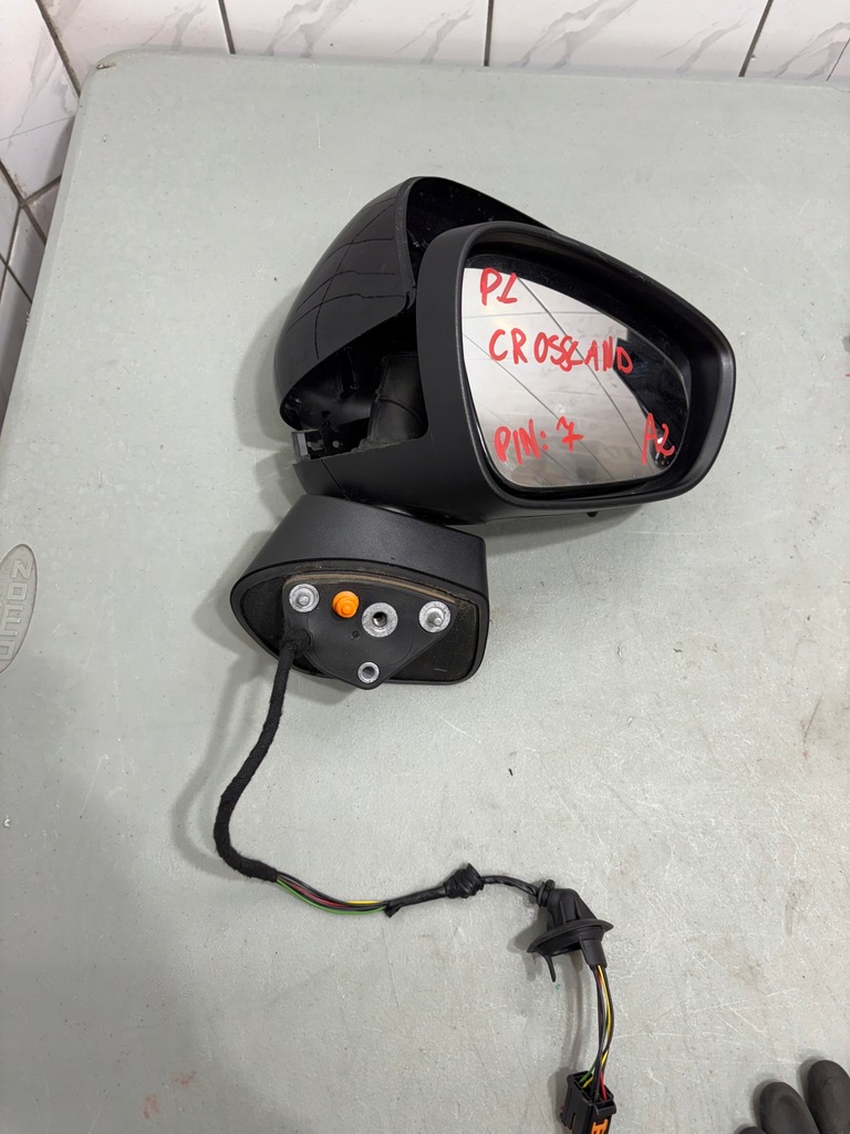 фото №1, Opel crossland зеркало 7 pin правое полный оригинал europa p.l