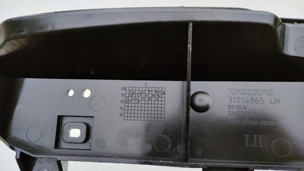 фото №10, Volvo c70 ii 2 lift напрямна кронштейн бампера лівий задня задній 31214965 dr09