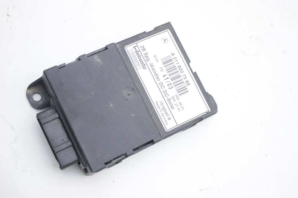 фото №1, Модуль блок керування solar дах mercedes w211 2118207589