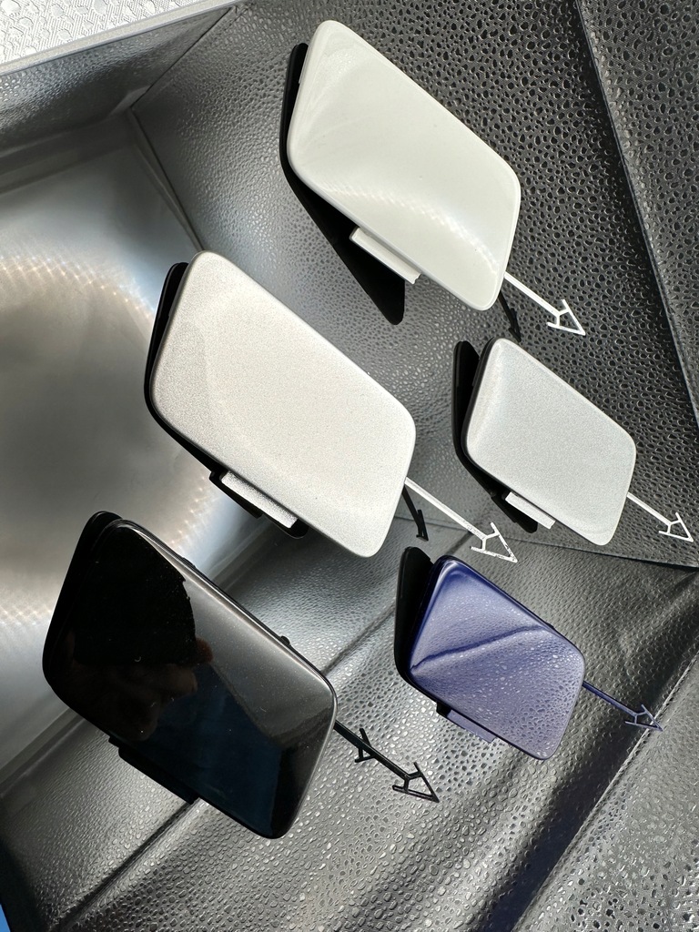 фото №13, Заглушка hak / hol перед a6 c6 s6 allroad face-lift серебристый ly7w