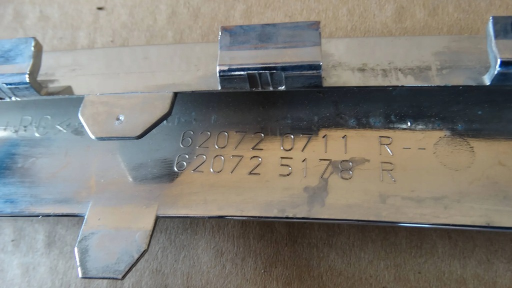 фото №7, Молдинг хром бампера задня 620725178r renault scenic iii