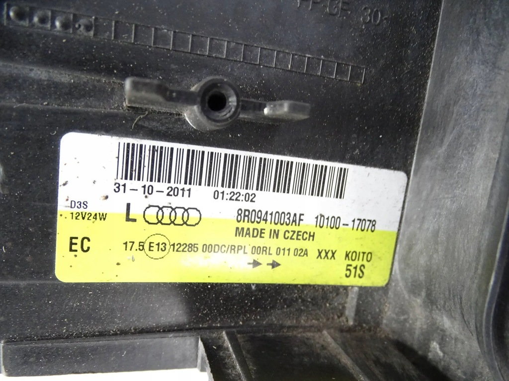 фото №9, Лампа перед передня ліва audi q5 8r 08-12 0022