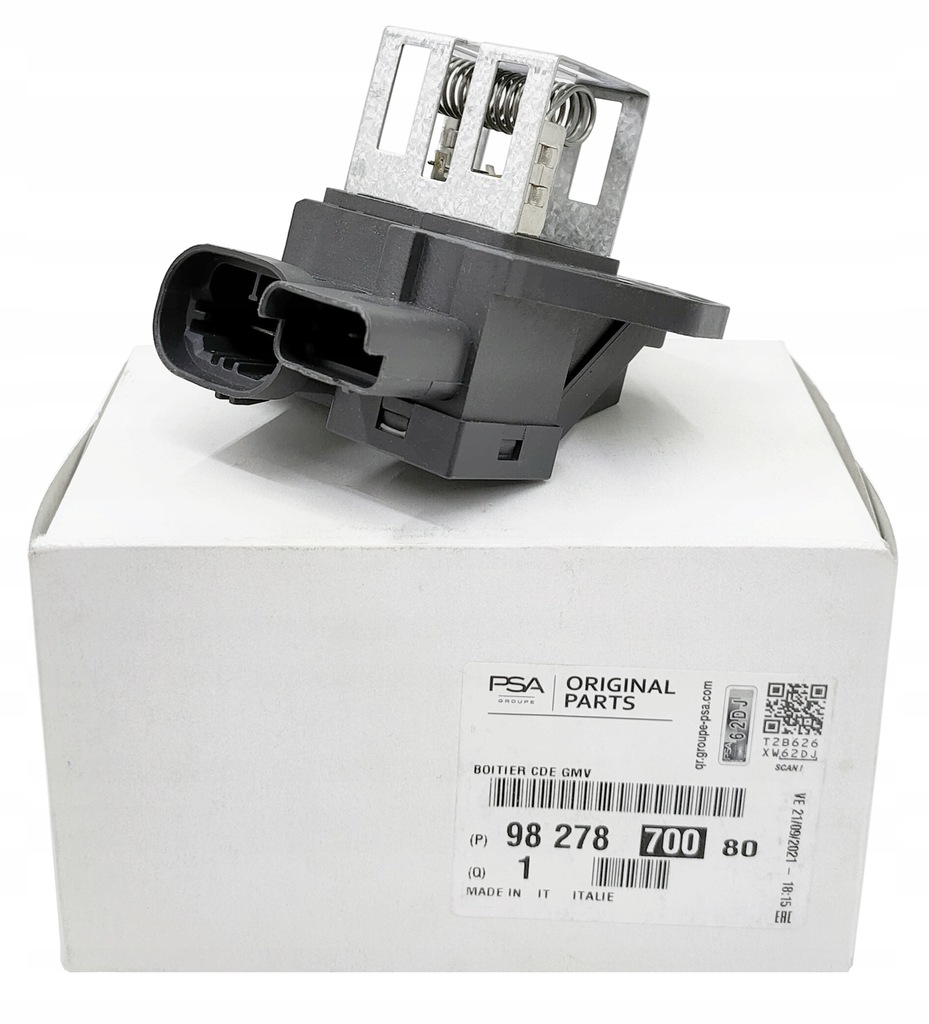 фото №11, Резистор вентилятора c2 c3 p301 2008 9827870080