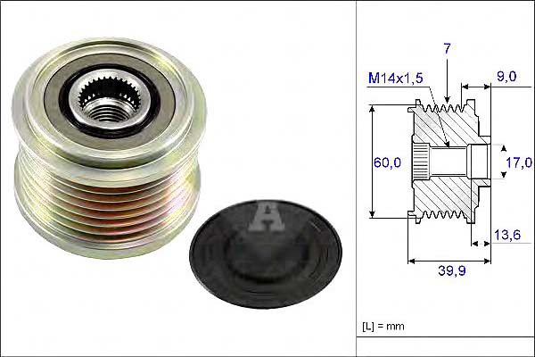 Генератор - зчеплення односторонній ina 535 0215 10 Ціна