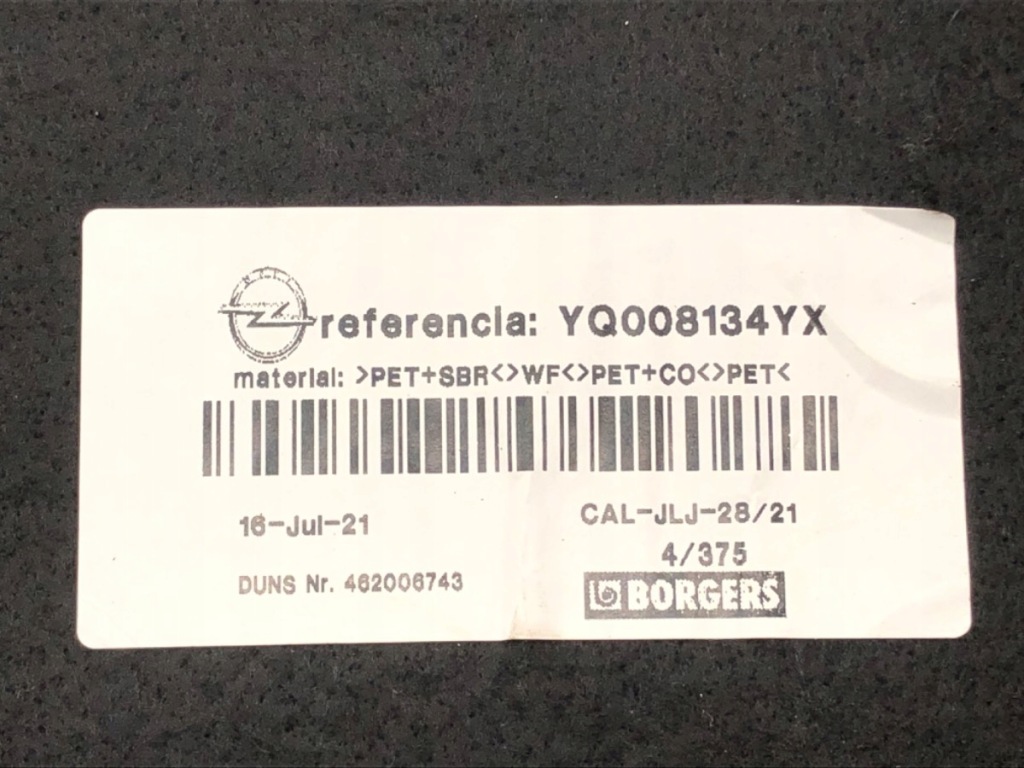 фото №3, Обшивка багажника opel crossland хетчбек yq008134yx підлога