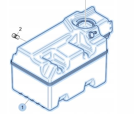 фото №1, Бак adblue scania p g r s 2196094 76dm3