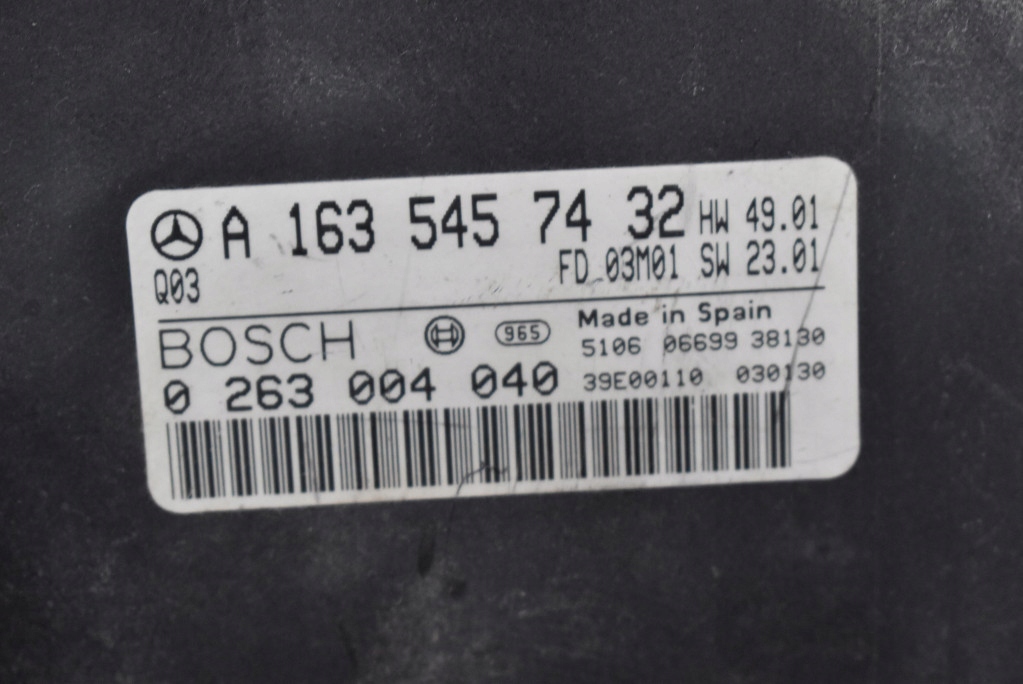 фото №7, Блок управления модуль парковки pdc a1635457432 0263004040 mercedes ml w163