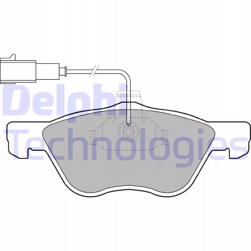 фото №2, Delphi тормозные колодки ham.alfa 156 166 lp1408