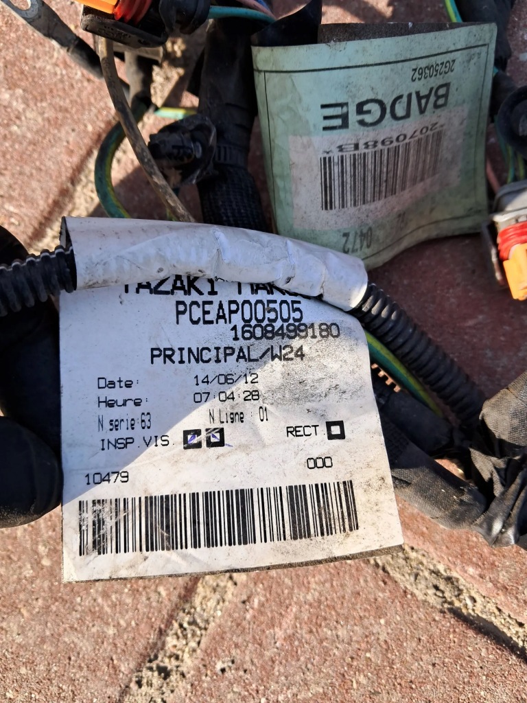 фото №7, Peugeot 508 i 2.0 гібрид джгут електропроводка відсік двигуна