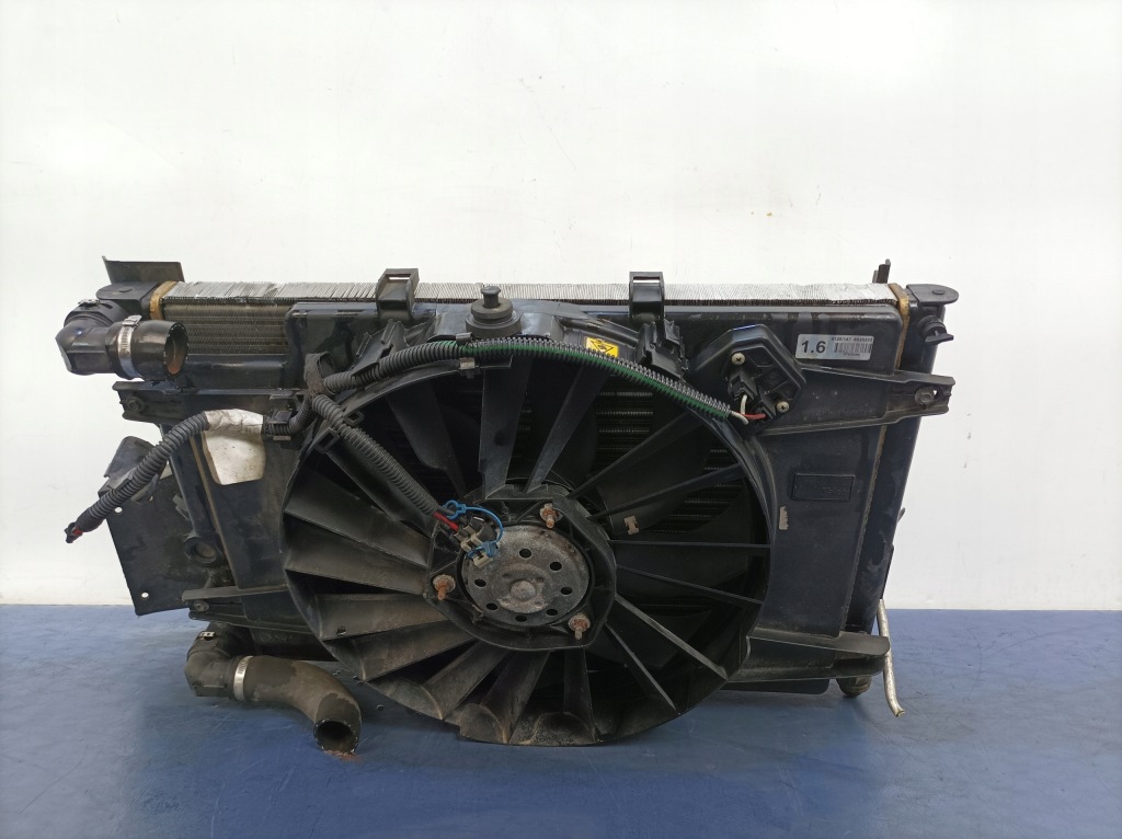 фото №3, Alfa romeo 147 i lift 1.6 b радиатор вентилятор