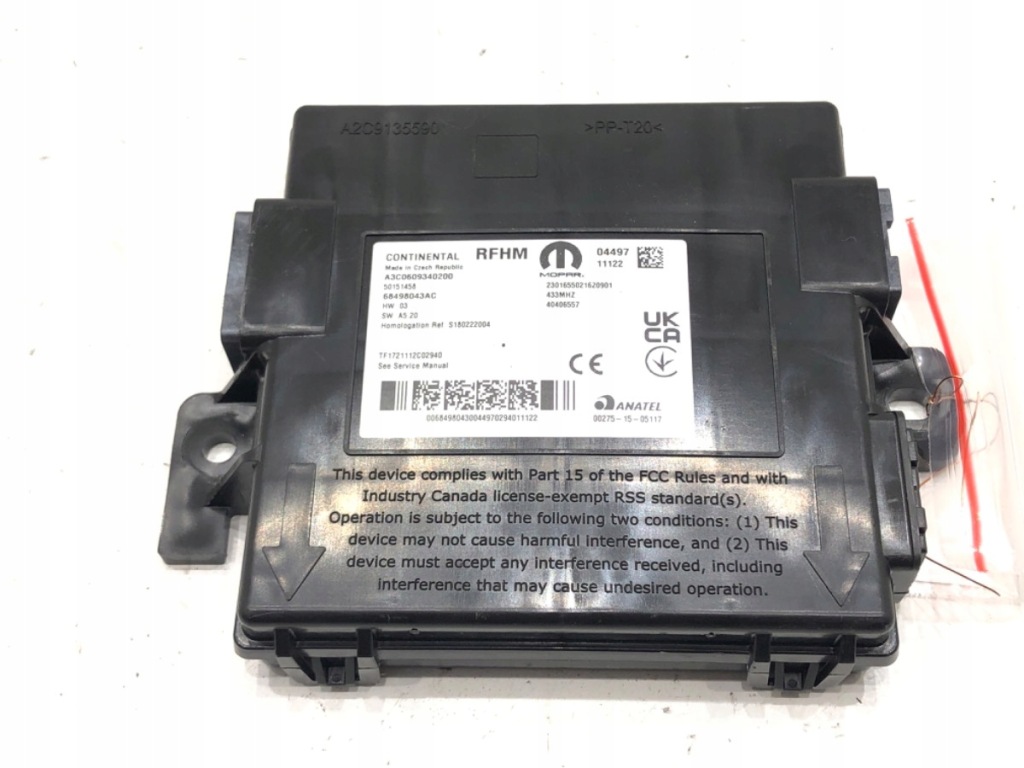 Купить Модуль jeep compass mp 68498043ac блок управления