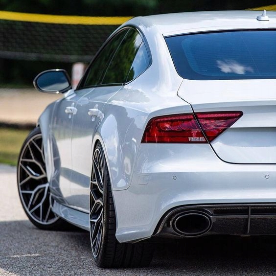 фото №16, Диффузор заднего бампера audi a7 10-14 rs look rs7 накладка чёрный блеск !