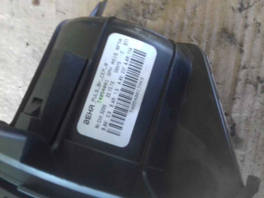 фото №3, Вентилятор обігрівача opel astra k 5 t4054001