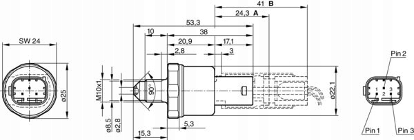 фото №11, Bosch датчик давление. тормоза mercedes opel vw seat