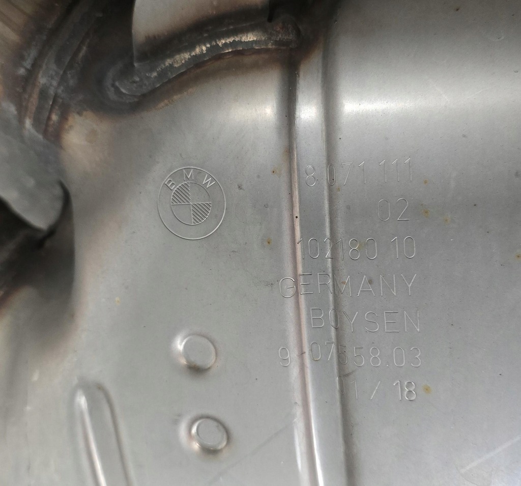 фото №9, Гаситель конечный труба выхлоп bmw m5 f90 m8 f91 f92 f93 8071133 8071111