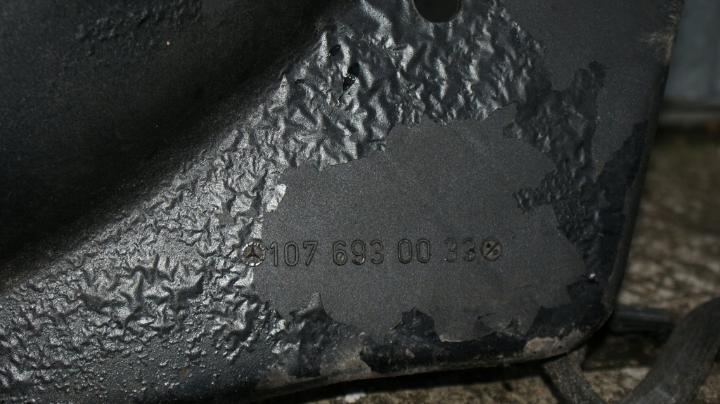 фото №6, Mercedes r107 sl slc защита ниша колеса запасного задняя 1076930033