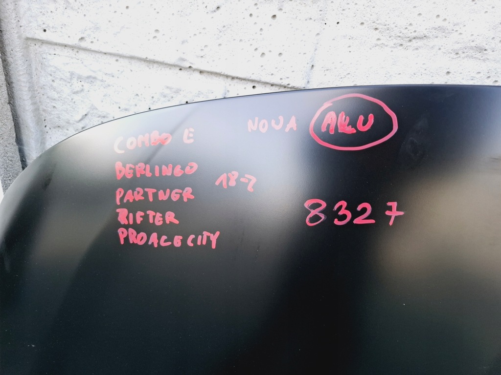 фото №5, Капот кришка двигуна алюмінієва berlingo partner iv combo e 2018- #8327