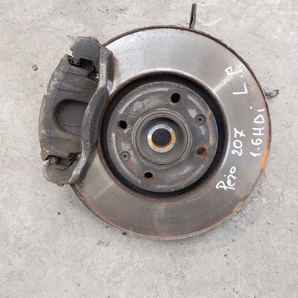 фото №9, Peugeot 207 1,6hdi поворотный кулак левая передняя суппорт