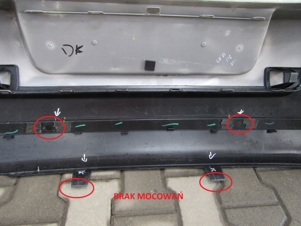 фото №9, Бампер задня задній citroen c3 iii 16-