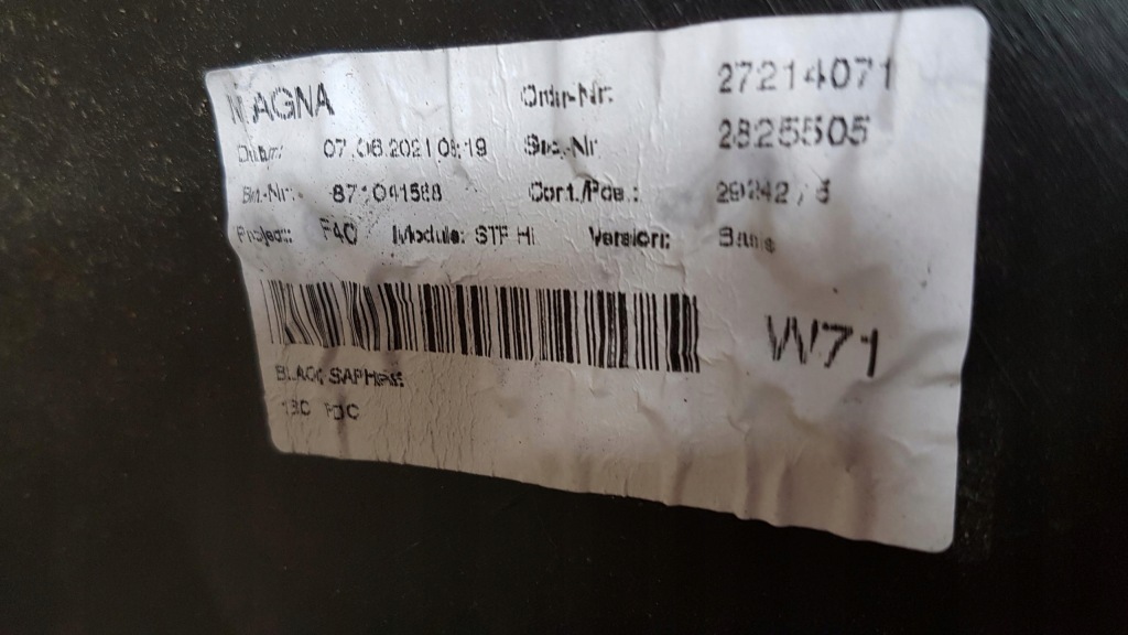 фото №8, Бампер задний bmw seria 1 f40 black saphire