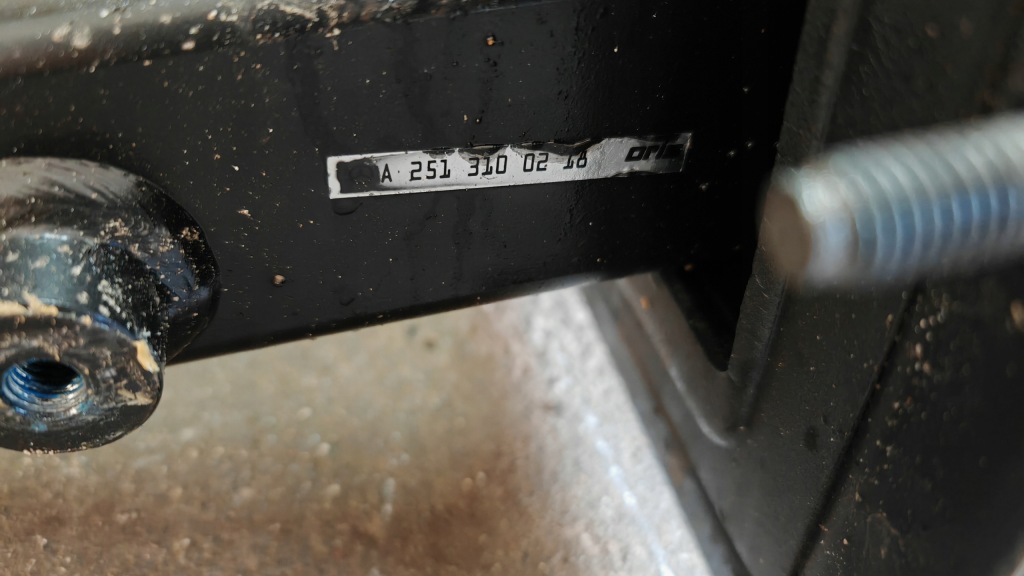 фото №3, Hak буксировочный жгут oris mercedes r klasa w251 a2515407207