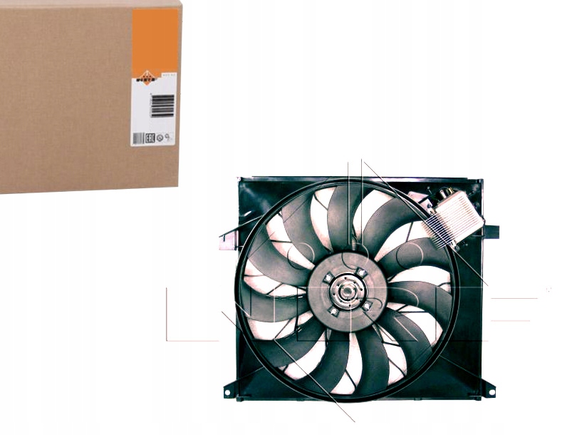 фото №1, Nrf вентилятор радіатора db ml w163 270/400cdi/55 99-05