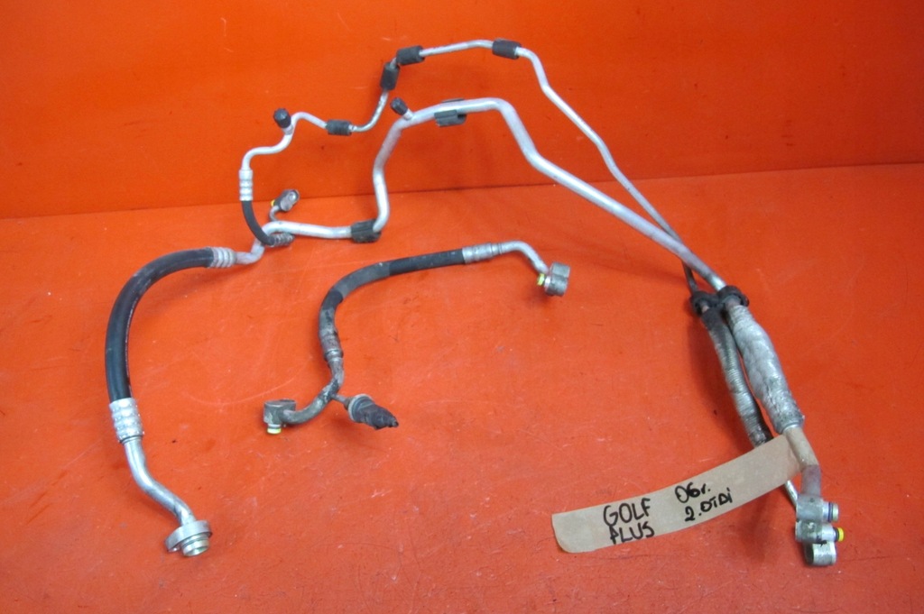 фото №1, Vw golf plus 5m1 2.0 tdi bkd провода шланги трубки кондиционера комплект