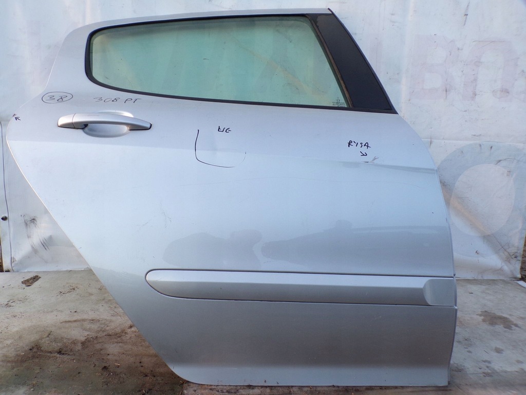 фото №2, Двері правий задня peugeot 308 хетчбек hb