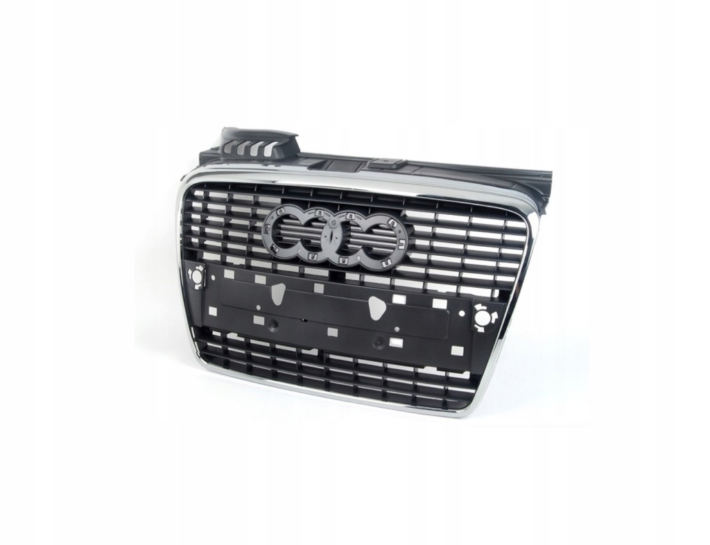 фото №2, Решітка радіатора радіатора autodor срібляста do audi a4 b7 2004-2007 замінник