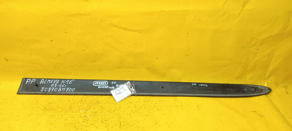 фото №11, Молдинг дверь правый перед almera n16 80870bm700