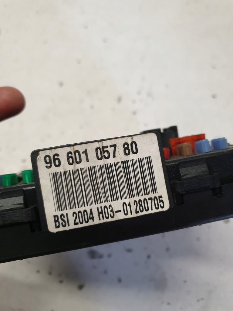 фото №5, Модуль коробка bsi peugeot 307 1.6 hdi 9660105780