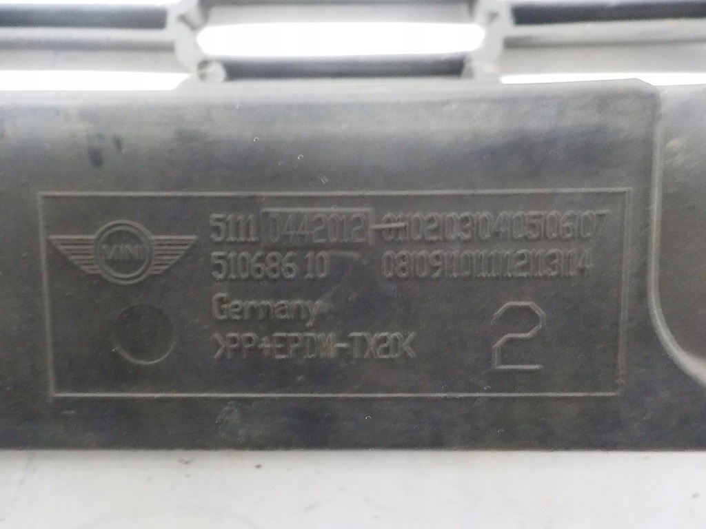 фото №14, Mini cooper s jcw решітка решітка радіатора решітка радіатора середня бампера 0442012