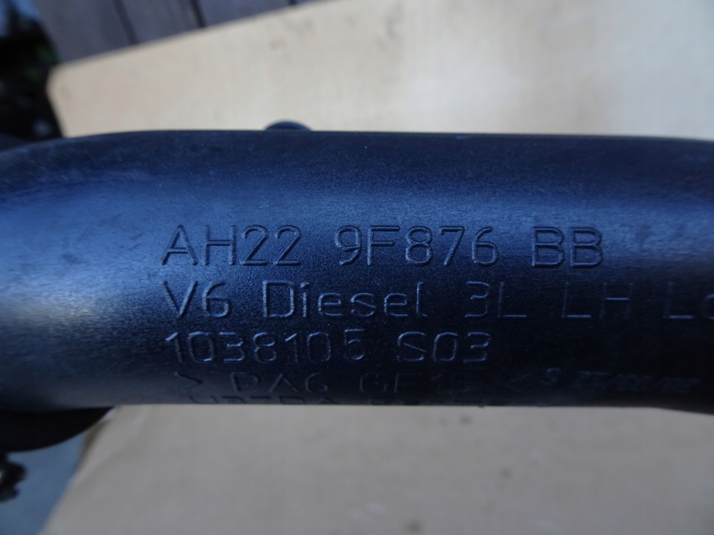 фото №3, Land rover оригінальний номер ah229f876bb труба wąż інтеркулер