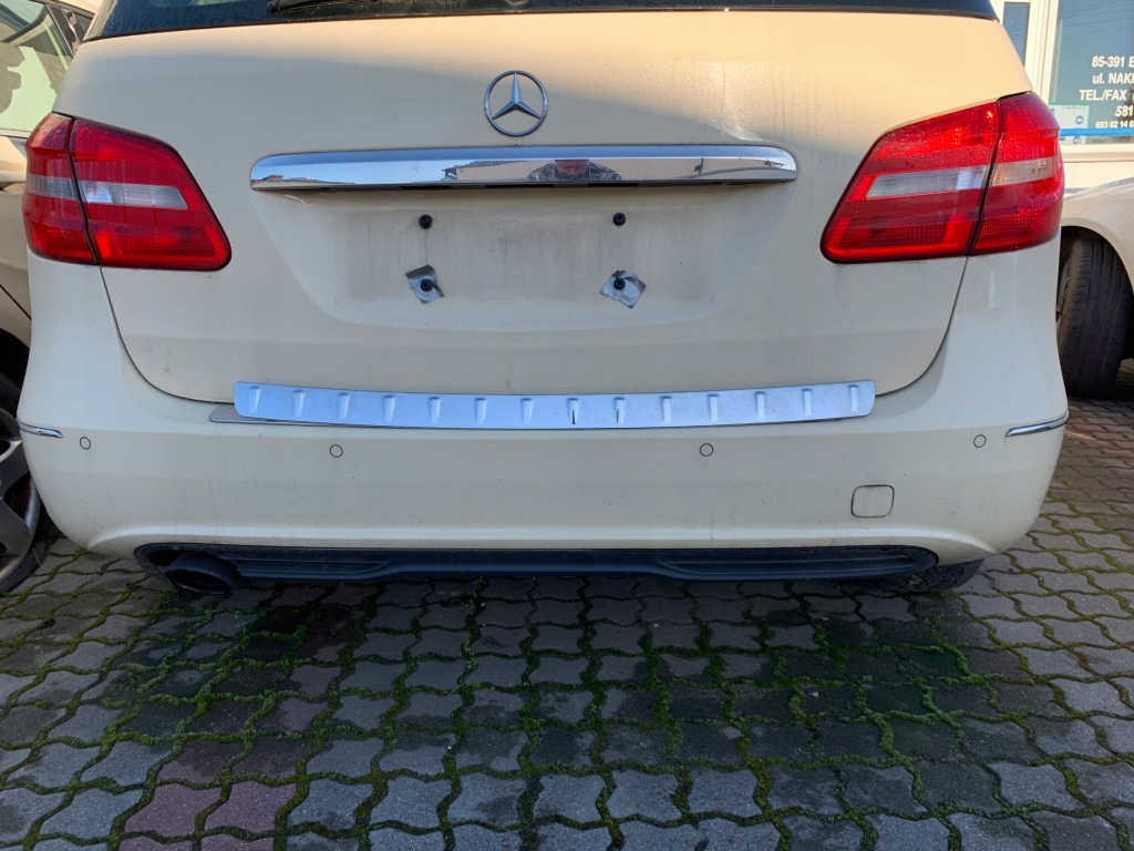 фото №1, Mercedes b klasa w246 молдинг хром бампер задняя śro