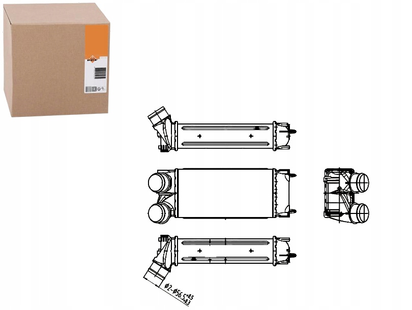 Купити Nrf 30191 радіатор повітря наддувний