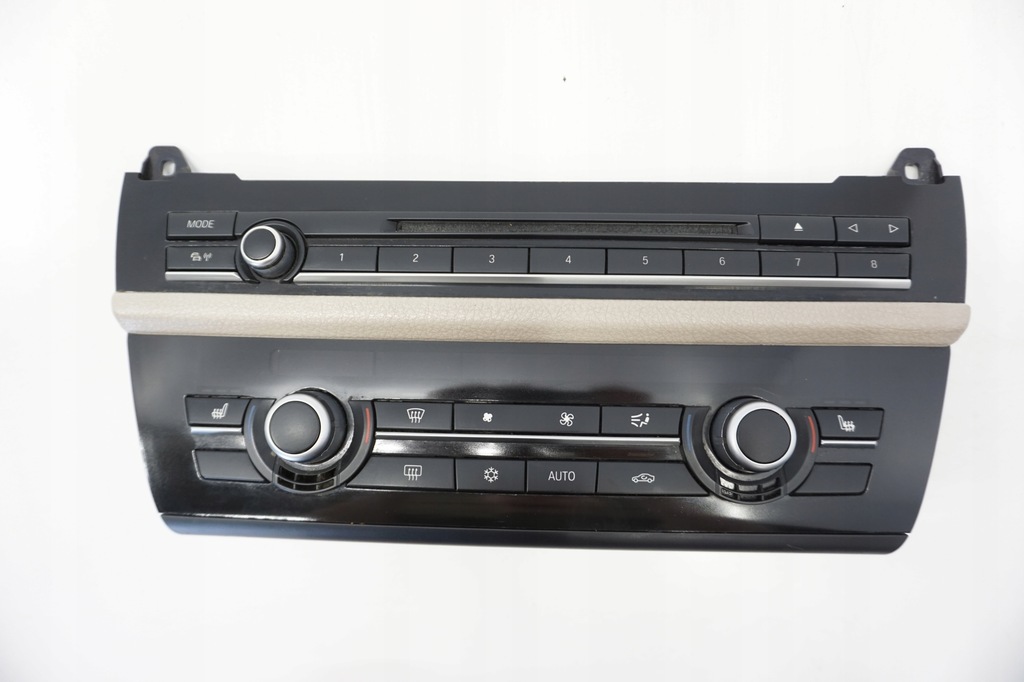 фото №1, Bmw 5 f10 f11 панель радио кондиционера anglik